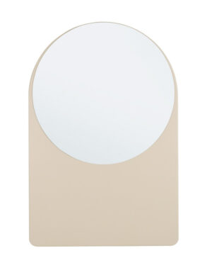 BIZZOTTO Béžové zrcadlo ø57 cm