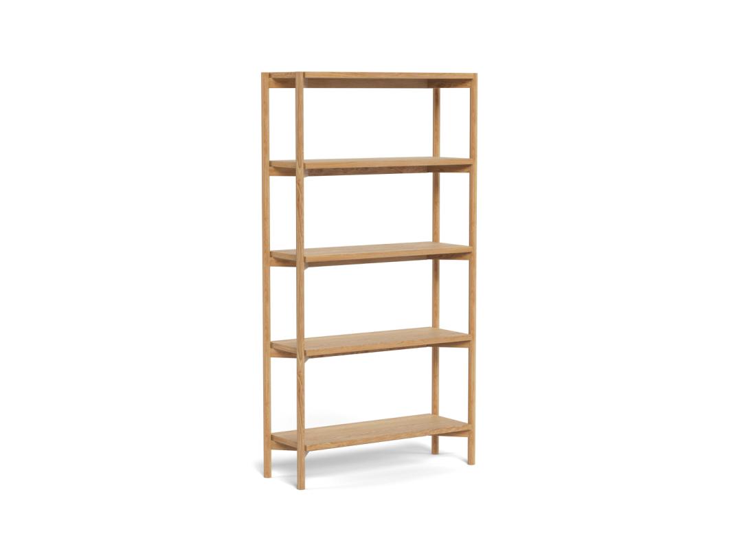 ACTONA Knihovna BRAIDWOOD dub 86x30x160 cm